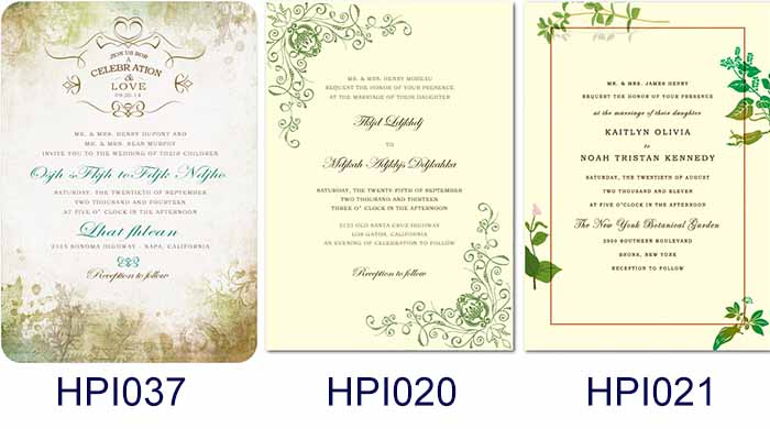 LAWN WEDDING INVITATIONS