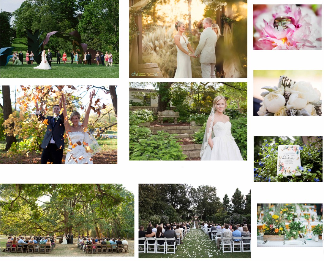 arboretum wedding party