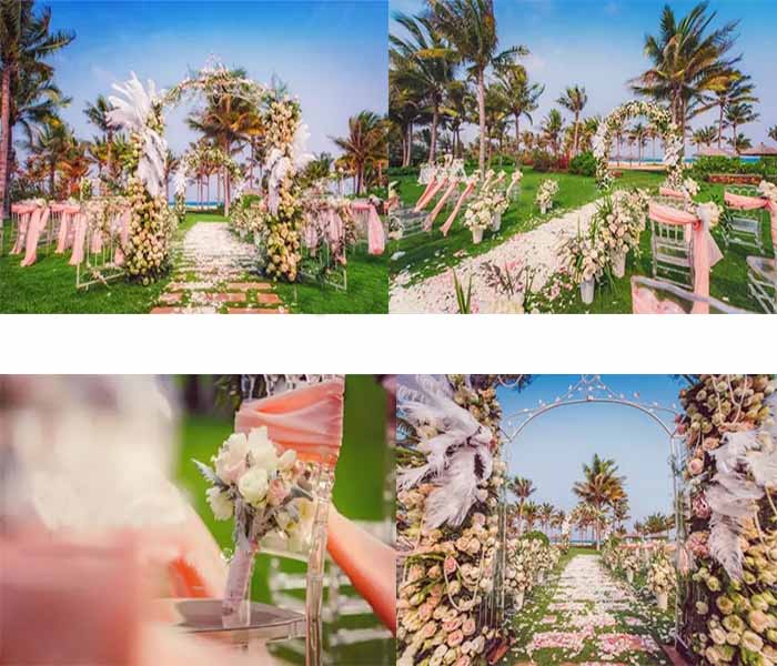 beach lawn wedding inspirations