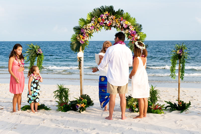 summer beach wedding