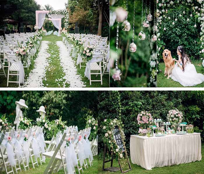 fairy tale lawn wedding inspirations