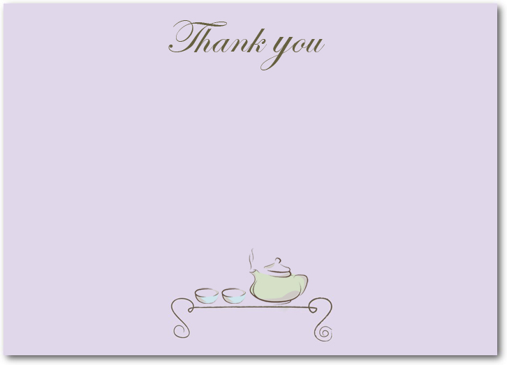 The Tea Ceremony Thank You Cards HPT138